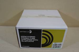 NEW Dayton Audio 100W Hybrid Stereo Tube Amp with Bluetooth - HTA100BT
