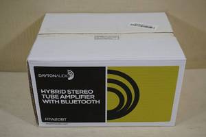 NEW Dayton Audio Hybrid Stereo Tube Amplifier with Bluetooth - HTA20BT