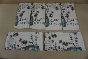 Live Simply Terry Towels