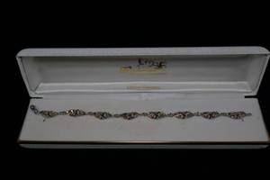 NEW Sterling Silver Bracelet with 12K Gold Accents