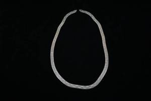 Sterling Silver Herringbone Necklace - Missing Clasp - 23.62g