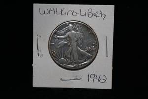 1942-P Walking Liberty Silver Half Dollar
