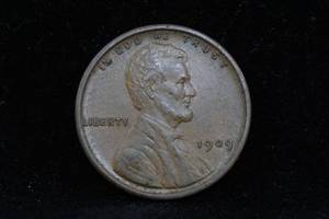 1909-P VDB Wheat Penny Coin