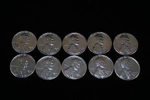 1943-S Wartime Steel Penny Coins