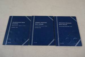 Empty Whitman Coin Folders