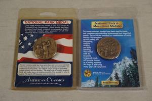 Bronze US National Park and Monument Medals