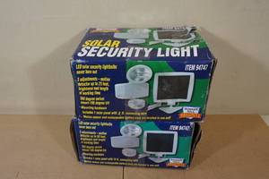 2 Solar Security Lights