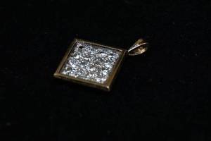 NEW 14K Yellow Gold Diamond Pendant - 1 Carat Total