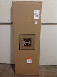 Timeless Home 60 in. H x 18 in. W Black Modern Soft Corner Rectangular Wall Mirror - good condition - review all pictures
