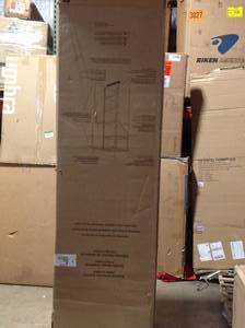 Hampton Bay Hampton Satin White Raised Panel Stock Assembled Pantry Kitchen Cabinet (18 in. x 84 in. x 24 in.)- good condition - review all pictures