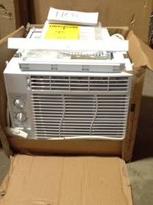 GE 5,000 BTU 115-Volt Room Window Air Conditioner in White AEL05LX open box  - review all pictures MARU REVIEW 