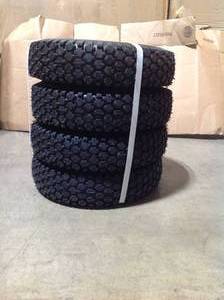 Lot of 4 Hi-Run Stud 24 PSI 4.1 in. x 3.5-6 in. 2-Ply Tire - good condition - review all pictures