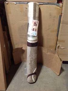 Well Woven Ruby Galaxy Waves Ivory 4 ft. x 5 ft. Modern Geometric Area Rug - good condition - review all pictures
