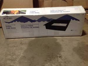 Blue Sky Steel Fire Ring For Outdoor Fire pit- good condition review all pictures