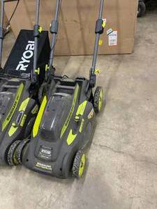 Mix Lot of assorted Ryobi Self Propelled Lawn Mower battery operated Tool Only review all pictures