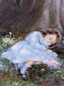 lot 4 image: Large Scenic Oil Painting by Richard Moore