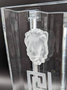 lot 13 image: Unique Polish Cut Crystal Vase
