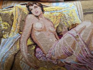lot 37 image: Beautiful Ladies Needlepoint Pillows