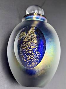 lot 46 image: Robert Eickholt Art Glass PerfumeDabber Bottle