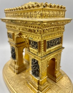 lot 201 image: Brass Arc De Triomphe
