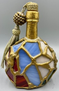 lot 261 image: 3 Ornate Perfume Bottles