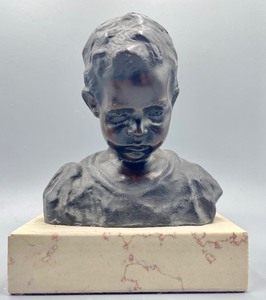 lot 220 image: Italian Bronze and Marble StatuettesBusts