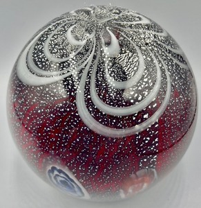 lot 216 image: 2 Lovely Large Paperweights