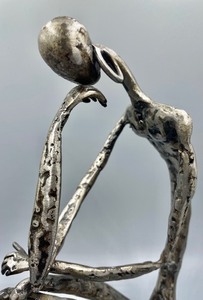 lot 292 image: Figural Abstract Metal Sculpture
