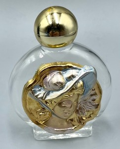 lot 383 image: 3 Ornate Perfume Bottles