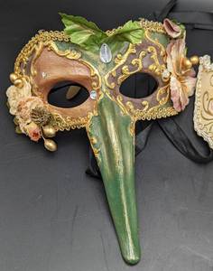 lot 84 image: Pair of Venetian Eye Masks