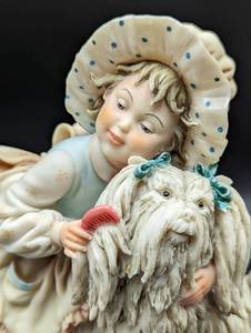 lot 99 image: Vintage A. Belcari Italian Porcelain Figurine