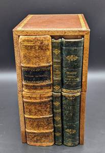 lot 322 image: Antique Looking Books Secret Storage Box