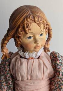 lot 349 image: Dolfi Carved Wood Doll