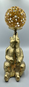 lot 175 image: Fun Acrobatic Brass Bear Figurine