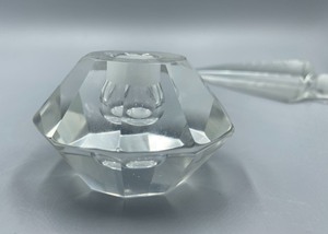 lot 168 image: Crystal Perfume Bottle with Fun Stopper.