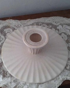 Red Wing Pedestal Cake Plate