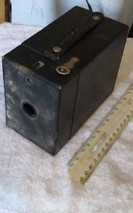 3 - Kodak Brownie Cameras with Vintage Flash Bulbs