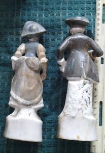 Pair of Vintage Figurines Colonial Couple