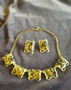 Two Necklace and Earring Sets - One Set has a Matching Bracelet