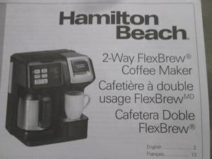 lot 22 image: Hamilton Beach FlexBrew Trio Coffee...