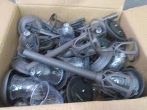 lot 32 image: 2 pks Solar Path Lights open box...