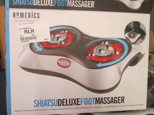 lot 34 image: Homedics Shiatsu Foot Massager open...