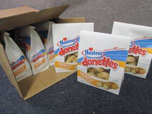 lot 141 image: Case of 6- 9.5 oz Bags Hostess Crun...