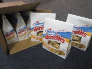lot 144 image: Case of 6- 9.5 oz Bags Hostess Crun...