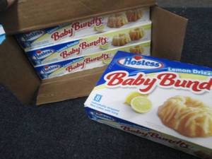 lot 156 image: 4- 10 oz Boxes 8 each Hostess Baby ...