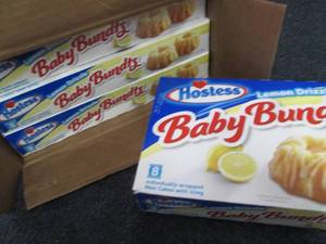lot 157 image: 4- 10 oz Boxes 8 each Hostess Baby ...