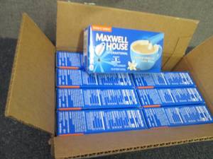 lot 165 image: Case of 8-5pks Maxwell House French...