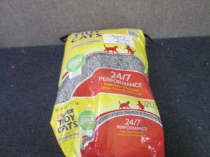 lot 195 image: 20 lb bag Tidy Cats Non-Clumping Cl...
