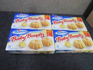 lot 206 image: 4- 10 oz Boxes 8 each Hostess Baby ...