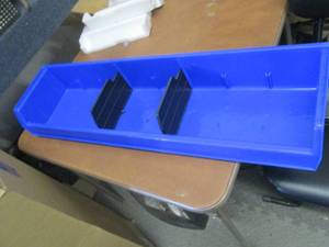 lot 231 image: 4 Large Bins with AdjustableSection...